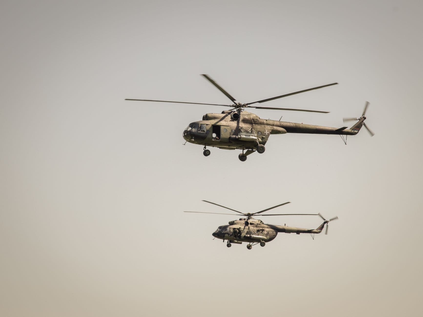 Image illustrating: MI-17 helicopter in Muzaffarabad (editorial)
