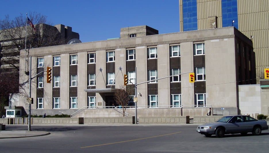 Image illustrating: United States Consulate General in Toronto (editorial)