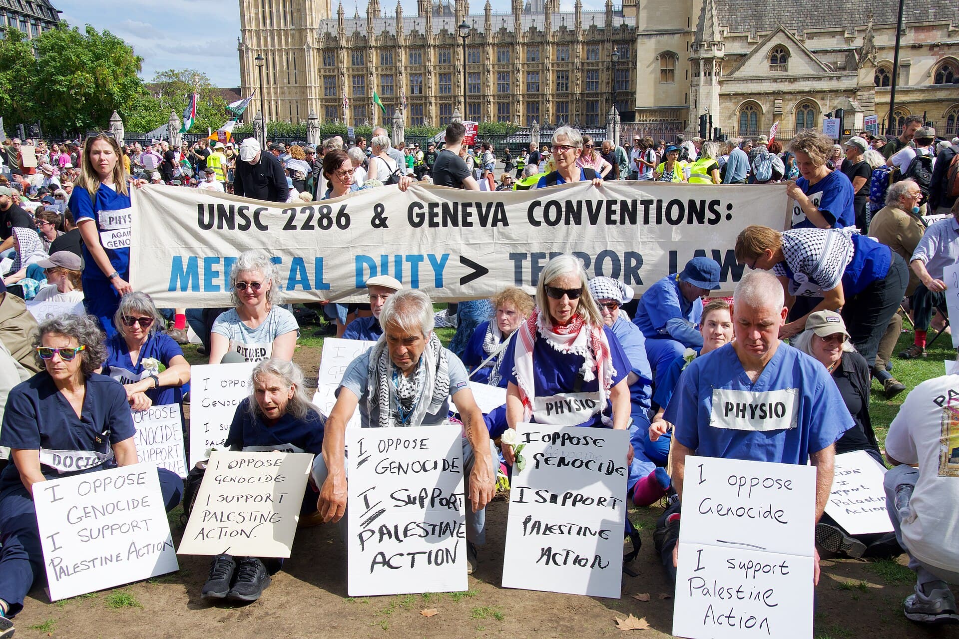 Image illustrating: Palestine Action protest London (editorial)