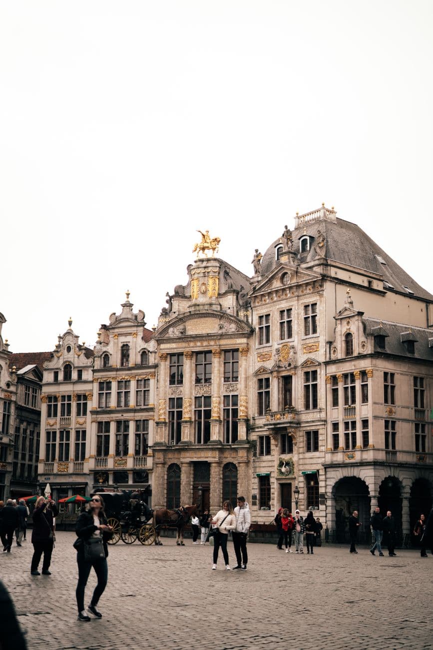 Image illustrating: visit.brussels office or Brussels tourism information point (editorial)