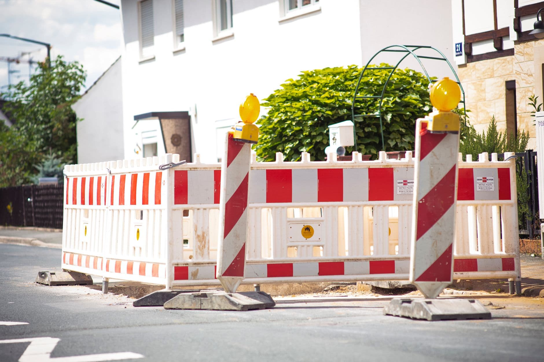 Image illustrating: Emergency services and temporary street closure in Gasthuisstraat, Turnhout (editorial)