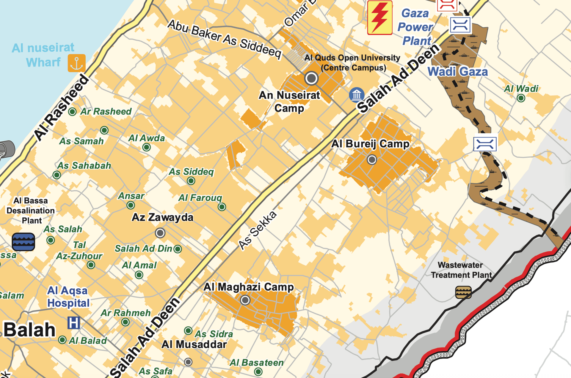 Image illustrating: Maghazi refugee camp (editorial)
