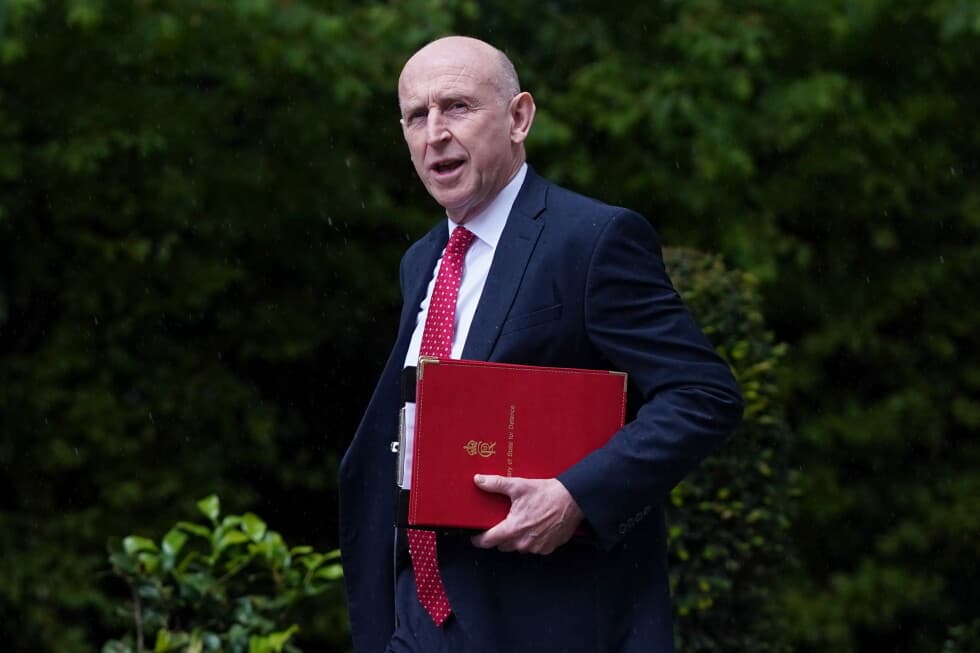 John Healey resigns as UK defence secretary over military funding