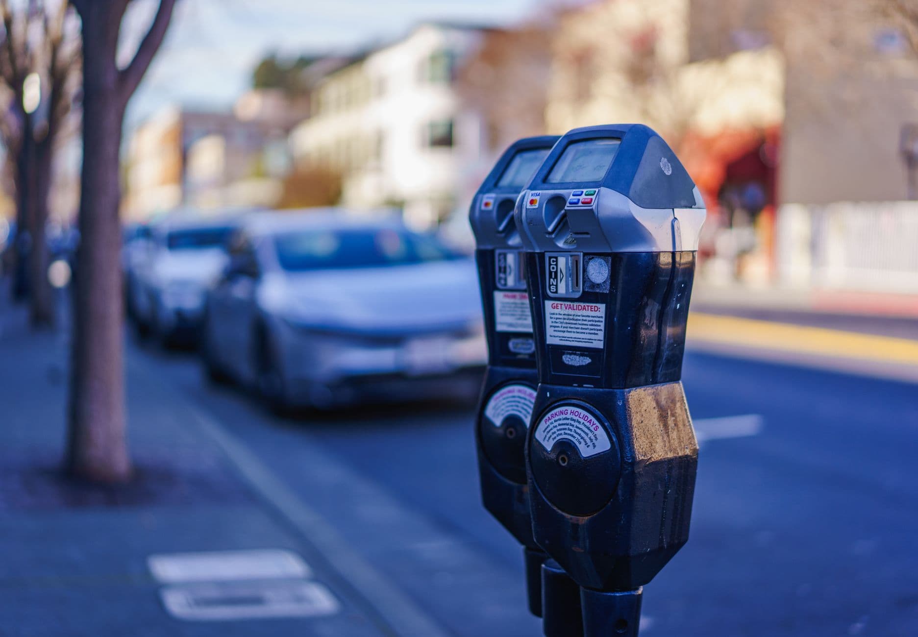Image illustrating: Parking.brussels parking-control vehicle or Brussels street parking meter (editorial)