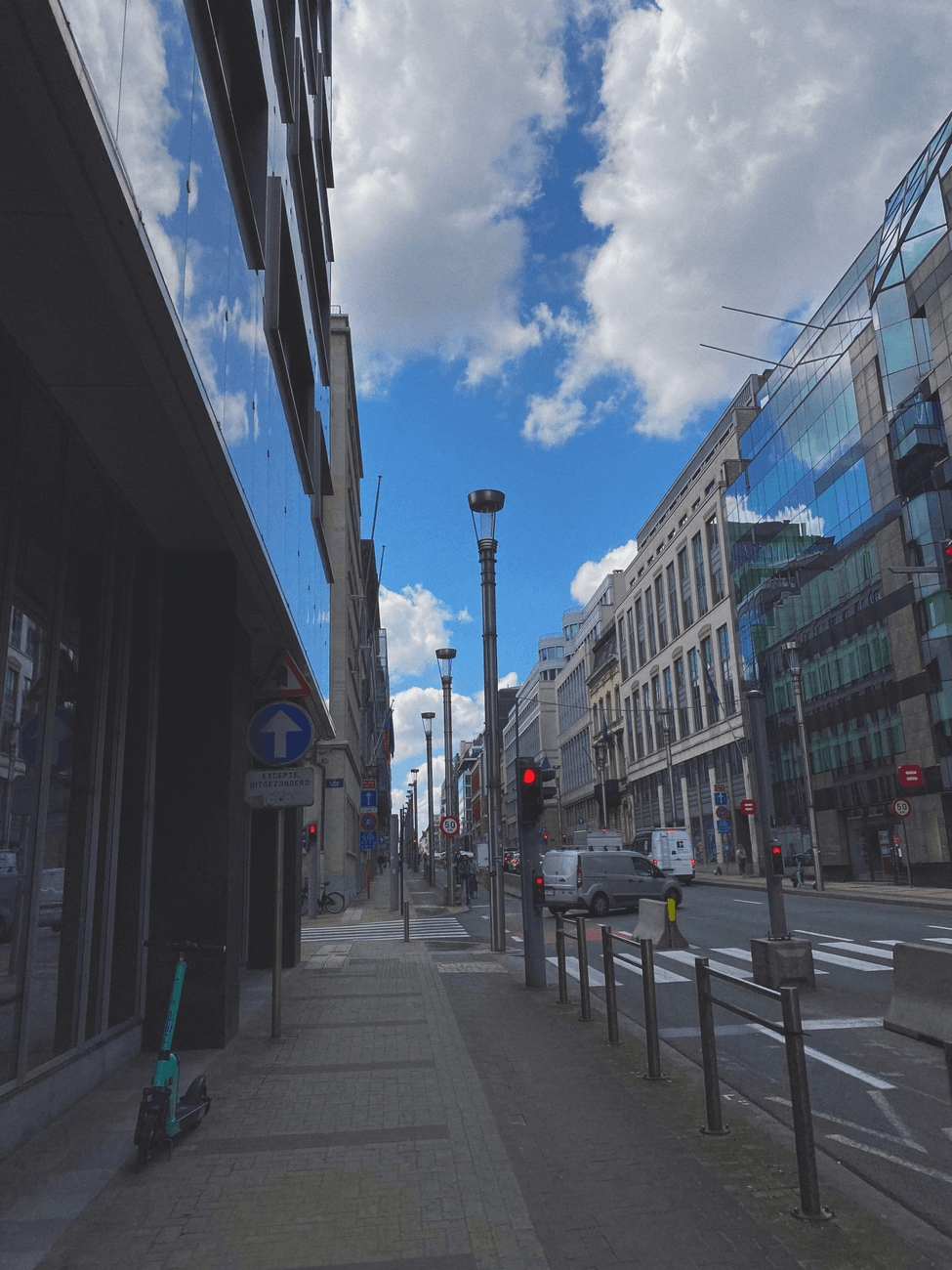 Image illustrating: Brussels city centre street scene near municipal buildings, with public-space en (editorial)