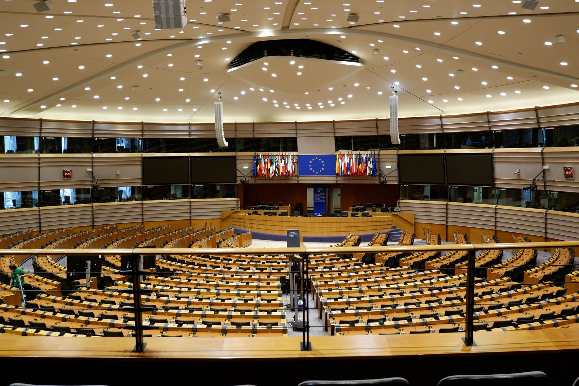 Image illustrating: Boris Dilliès at the Brussels Parliament or Brussels regional government buildin (editorial)